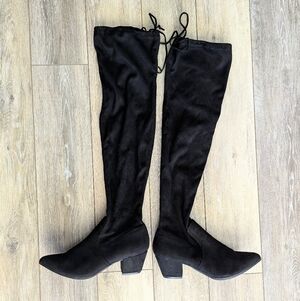 Elegant Black Over-the-Knee Boots